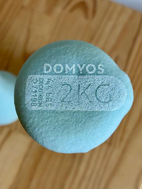 Jednoručné činky dvojkilové 2 ks, 