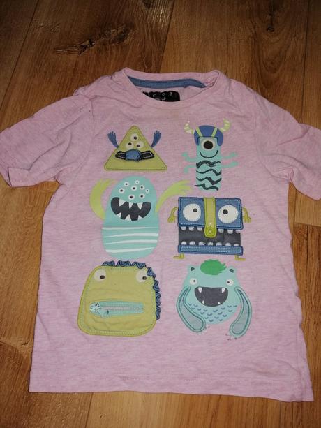 Ružové tričko s aplikáciami, tu,80