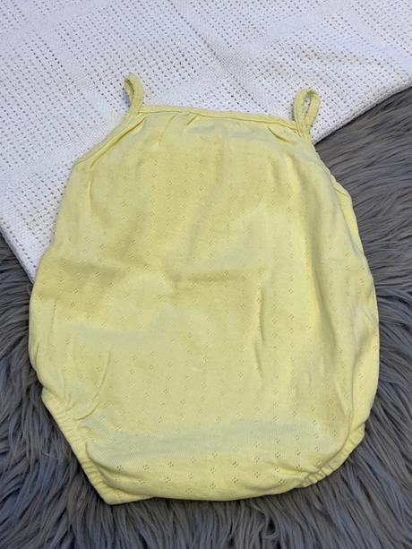 Dievčenské body žlté h&m (74), h&m,74