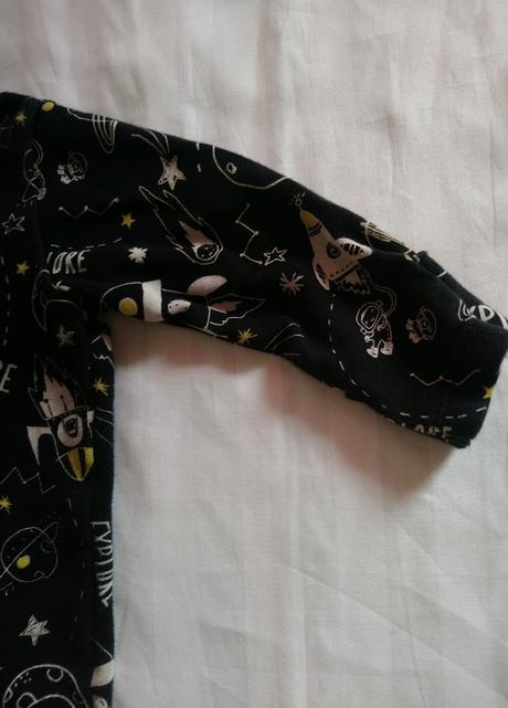 2 ks čierny overal so vzorom, george, 2,7 kg, 56, george,56