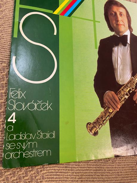 Stará retro zberateľská lp platňa félix slováček,
