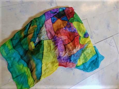 Hodvábna šatka desigual, desigual,l