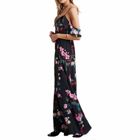Floral maxi saty, s