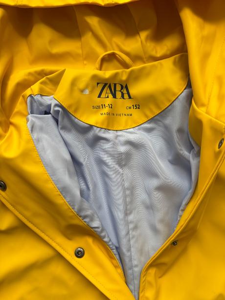 Pršiplášťový kabát, zara,152