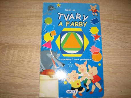 Kniha tvary a farby,