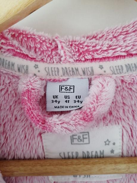 Dievčenský župan 3-4y, f&f,104