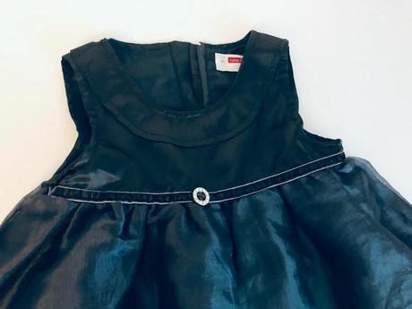 Elegantné čierne šaty pre malé dievčatko (veľ. 92), name it,98
