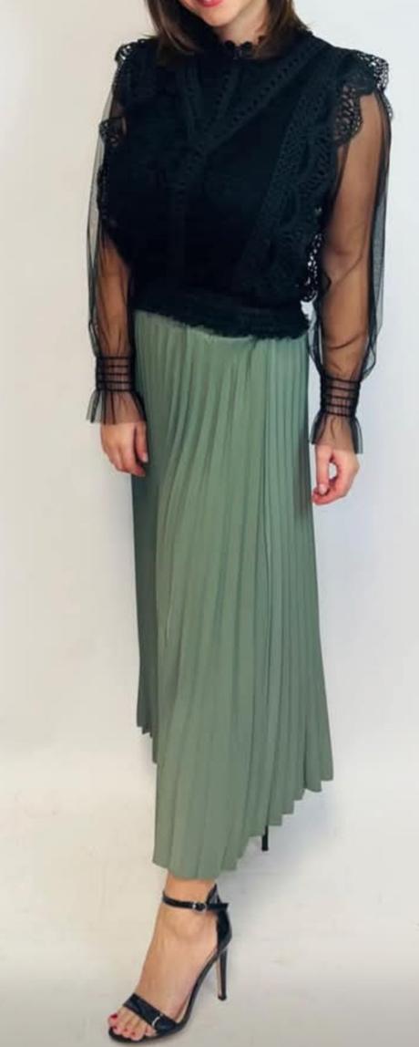 Plisované sukne s opaskom-s,m,l, 