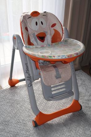 Detská polohovateľná jedálenská stolička chicco, chicco