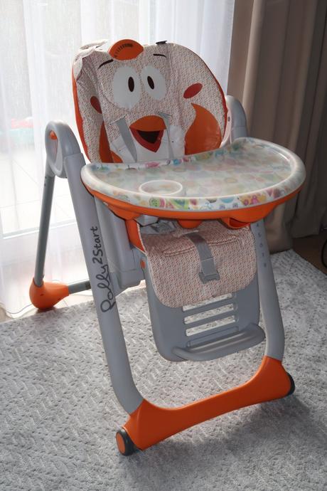 Detská polohovateľná jedálenská stolička chicco, chicco