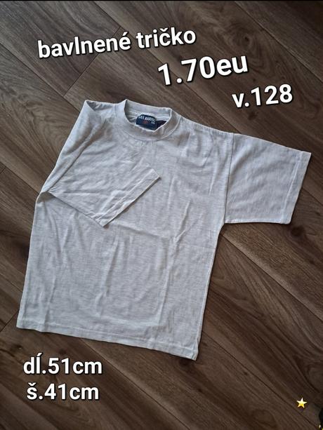 Bavlnené tričko, 128
