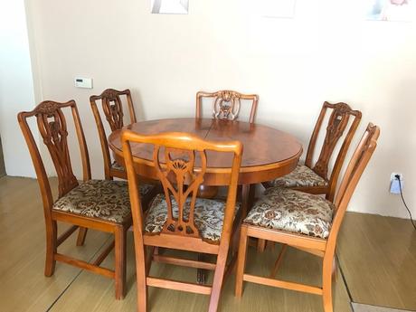 Jedálenský nábytok z čerešne - retro, 