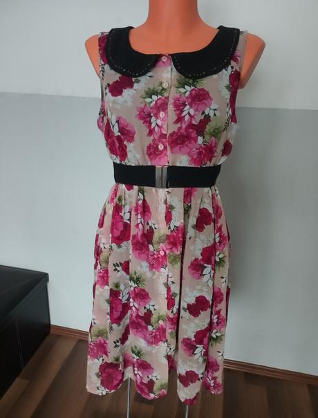 Kvetové šaty v.l, l