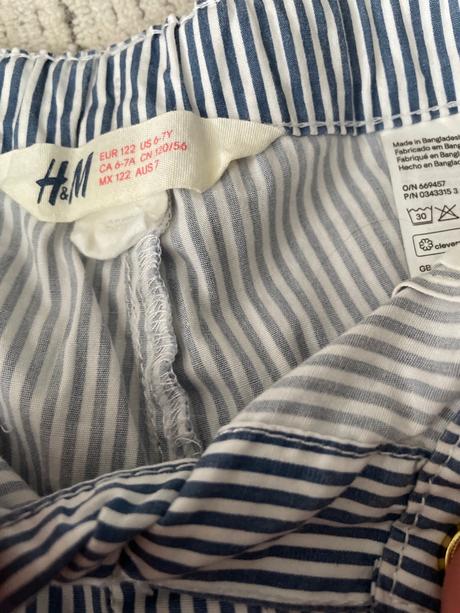 Kraťasy, h&m,122