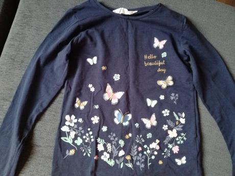 Tričko s dlhým rukavom, h&m,128