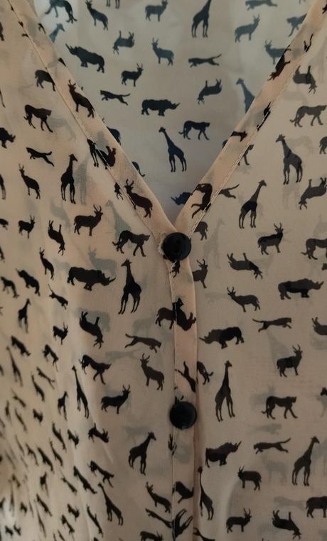 Blúzkový crop top forever 21, m