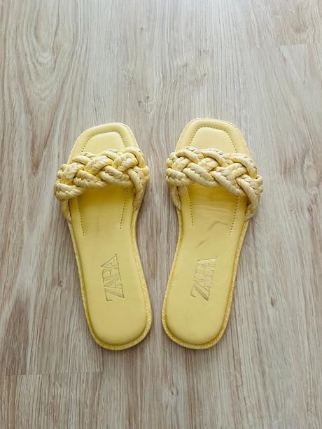 Krásne šľapky/ploché sandále značky zara, zara,38