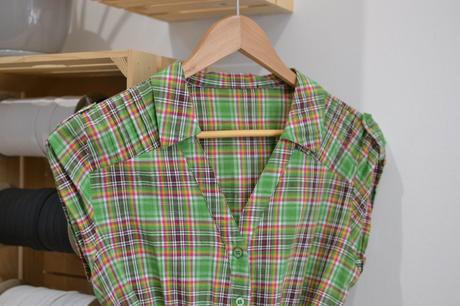 Zelená kockovaná košeľa m, m