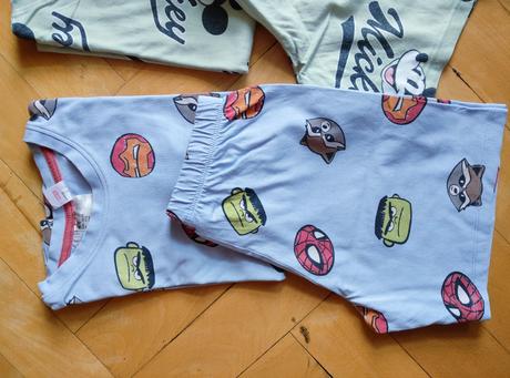 Pyžamá h&m, krátke, h&m,116