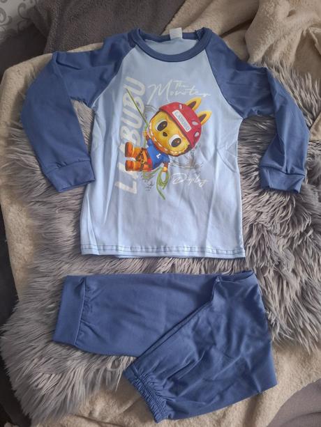 Bavlnené pyžamo labubu 122, 122