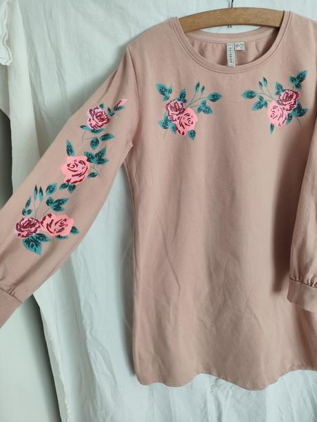 Mikinové šaty s potlačou, bonprix,42