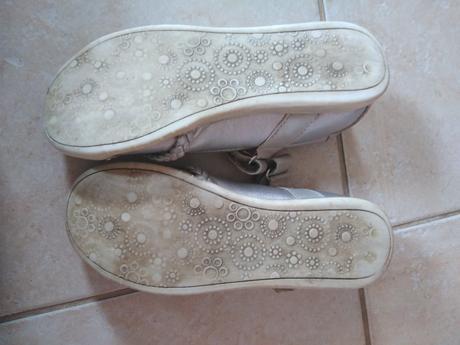 Strieborné balerínky, peddy,30