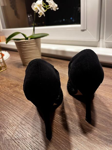 Spoločenské lodičky s čipkou, 36