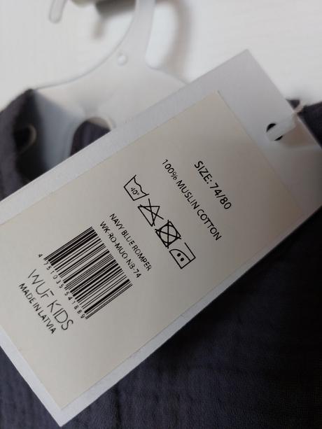 Mušelínový romper / overal wuf kids, 74/80, 74