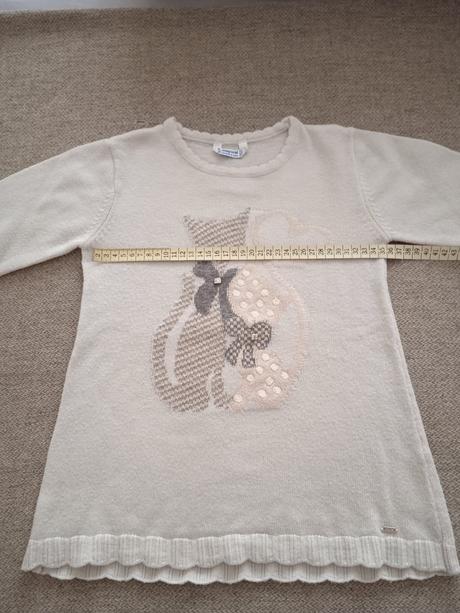 Pletený pulóver, mayoral,128