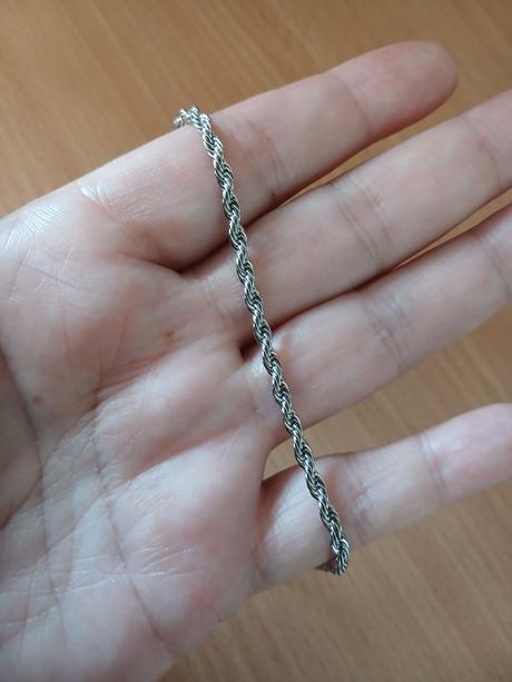 Dámsky oceľový náramok - dĺžka 19 + 5 cm,