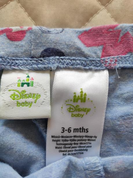Súprava trička a legín minnie, disney,68