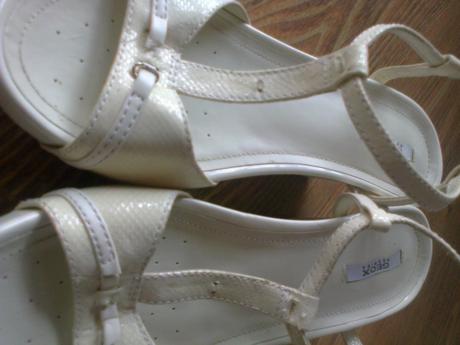 Biele sandále geox, geox,38