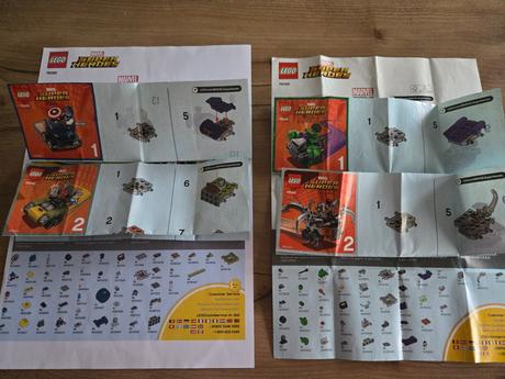 Lego super heroes 76065 (1+2)+76066 (1+2), 