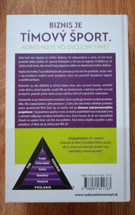 Kiyosaki - čo je dôležitejšie ako peniaze, 