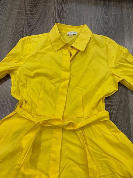 Calvin klein krasne žlte letné šaty s, calvin klein,s