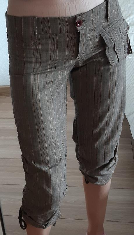 Hnede 3/4 nohavice, m