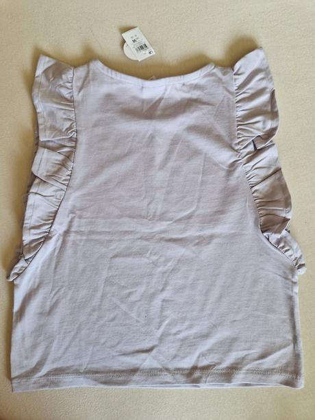 Tričko s volánovými rukávmi lindex, lindex,98