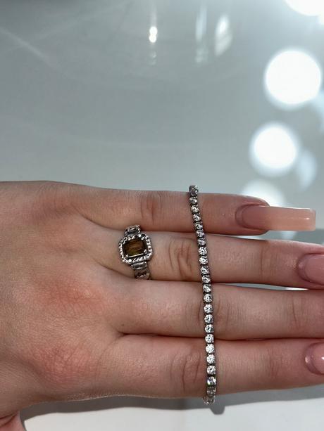 Pandora tenisový náramok, pandora