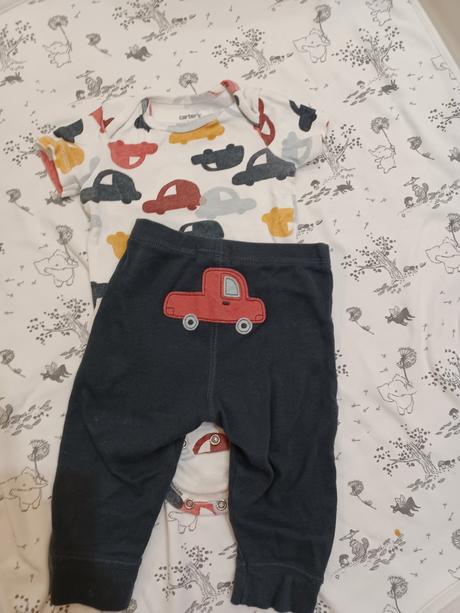 Komplet s autíčkom carters, carter's,68