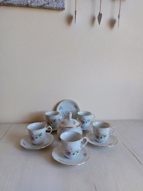 Karlovarsky porcelan - mokka salocky, 