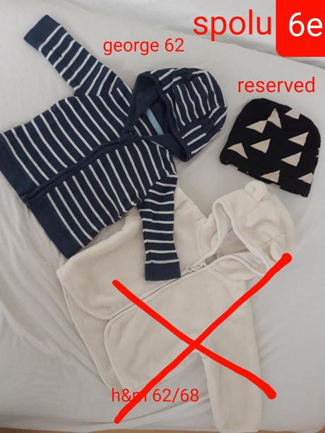 Mikina + čiapka reserved, george,62