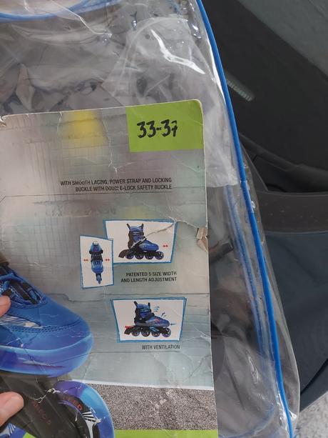 Kolieskove korcule 33-37, crivit,33