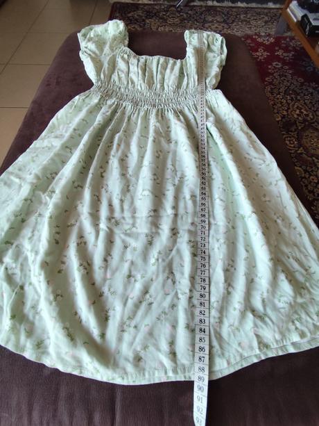 Ľahké letné bledozelené šaty, veľ.m, zn. cotton on, m