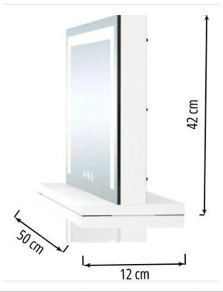 Veľké kozmetické led zrkadlo, 