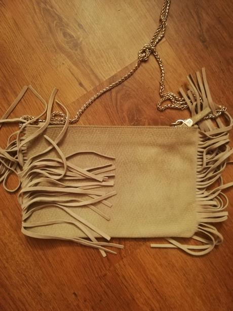 Kabelka massimo dutti z brusenej kože, 