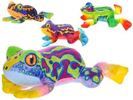 Žaba plyšová so zvukom 20 cm, 