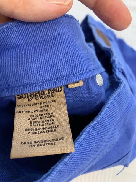 Modré kraťasy sutherland, 34