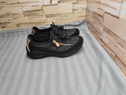 Rieker 38 - dámske čierne sneakersy, rieker,38