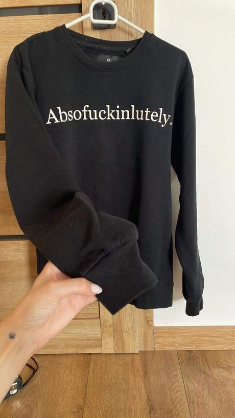 Čierna pánska mikina s nápisom, house,m