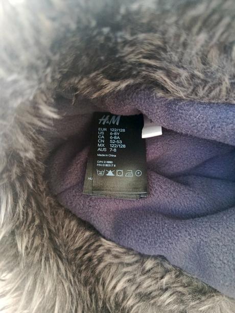 Ušjanka 122/128, h&m,122